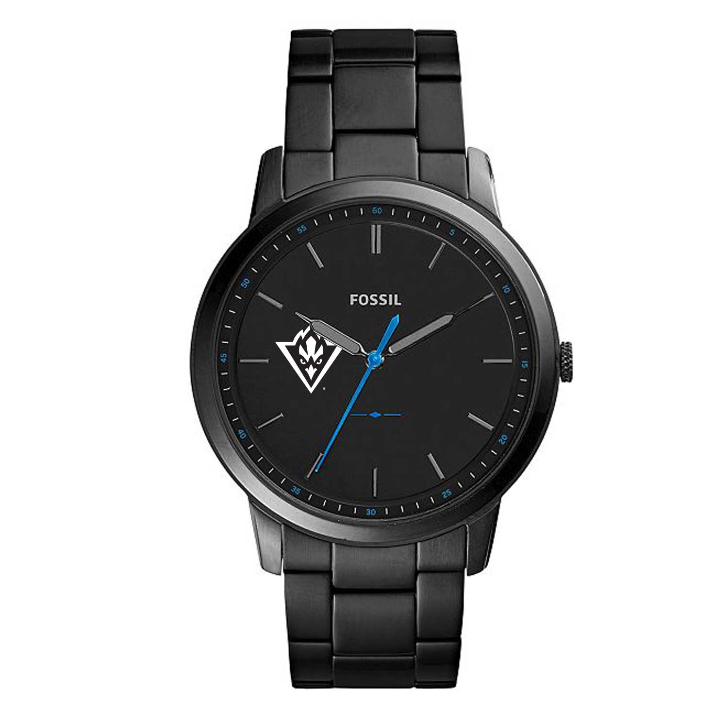 Fossil UNC Wilmington Seahawks The Minimalist Slim Stainless Steel Watch