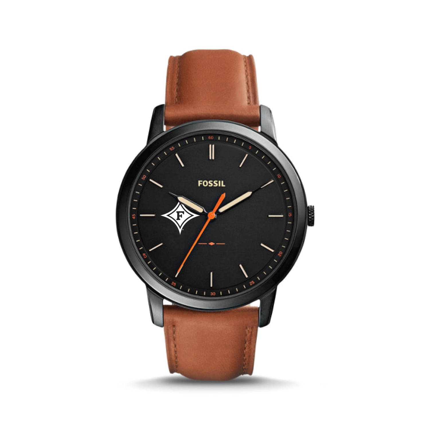 Fossil Furman Paladins The Minimalist Slim Light Brown Leather Watch