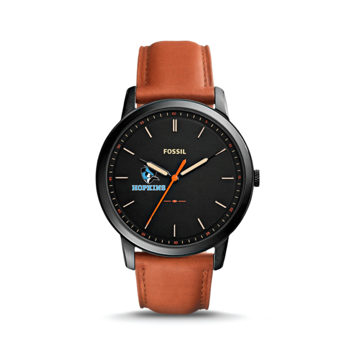 Fossil Johns Hopkins Blue Jays The Minimalist Slim Light Brown Leather Watch Fossil Johns Hopkins Blue Jays The Minimalist Slim Light Brown Leather Watch