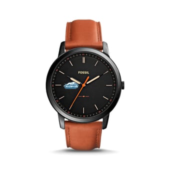 Fossil Assumption Greyhounds The Minimalist Slim Light Brown Leather Watch