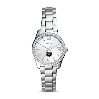 Fossil Oakland Golden Grizzlies Scarlette Mini Three-Hand Date Watch
