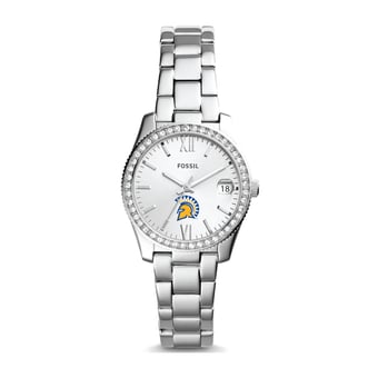 Fossil San Jose State Spartans Scarlette Mini Three-Hand Date Watch