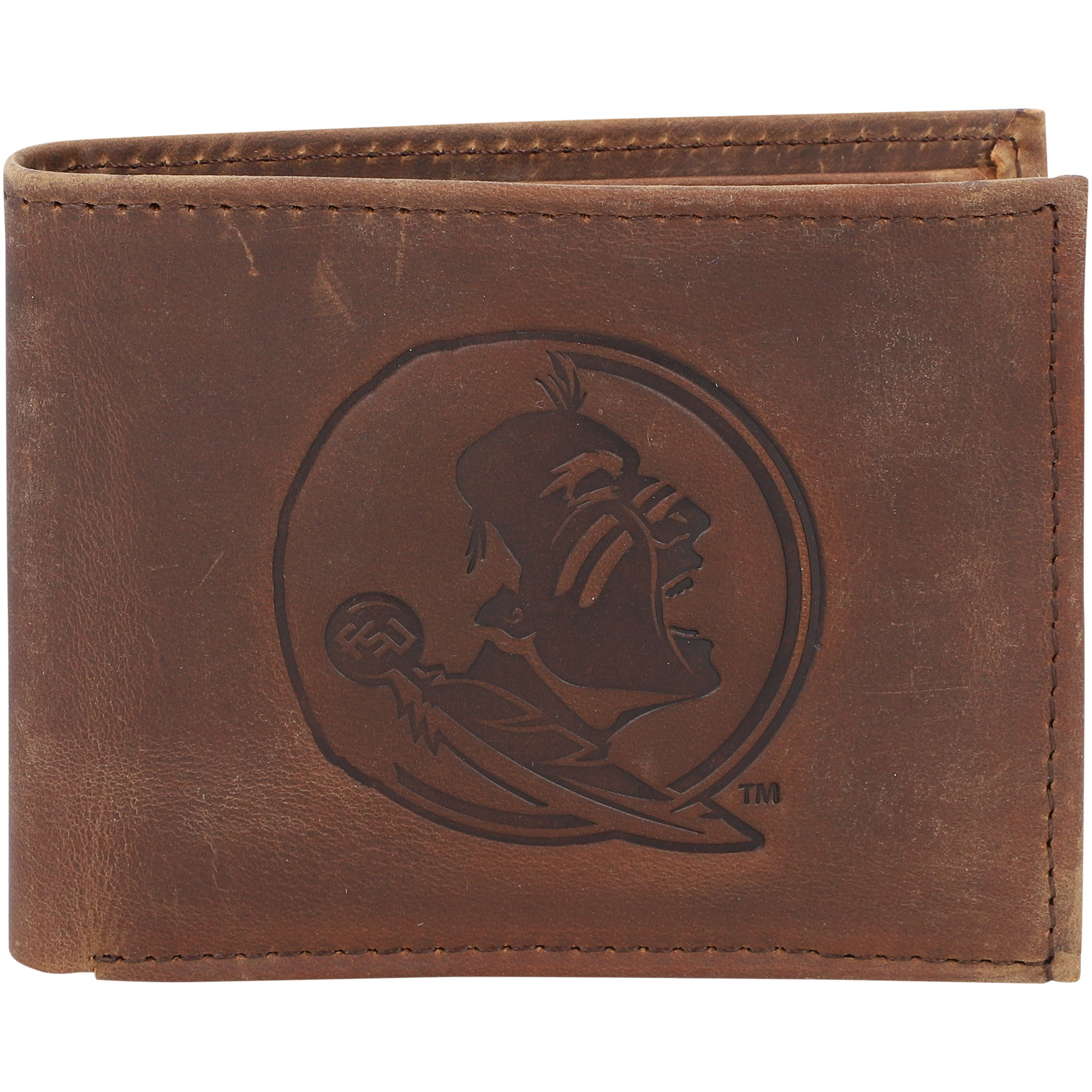 Brown Florida State Seminoles Bifold Leather Wallet