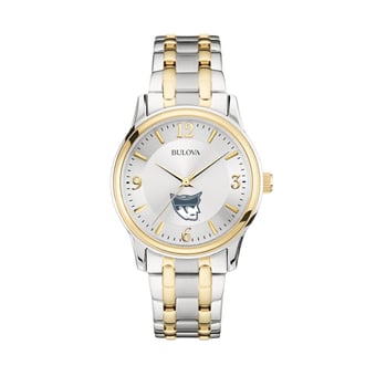 Bulova Silver/Gold Marietta College Pioneers Classic Two-Tone Round Watch