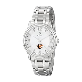 Men's Bulova  Silver Campbell Fighting Camels