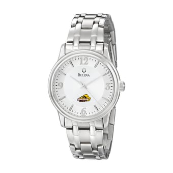 Men's Bulova  Silver Emerson College Lions