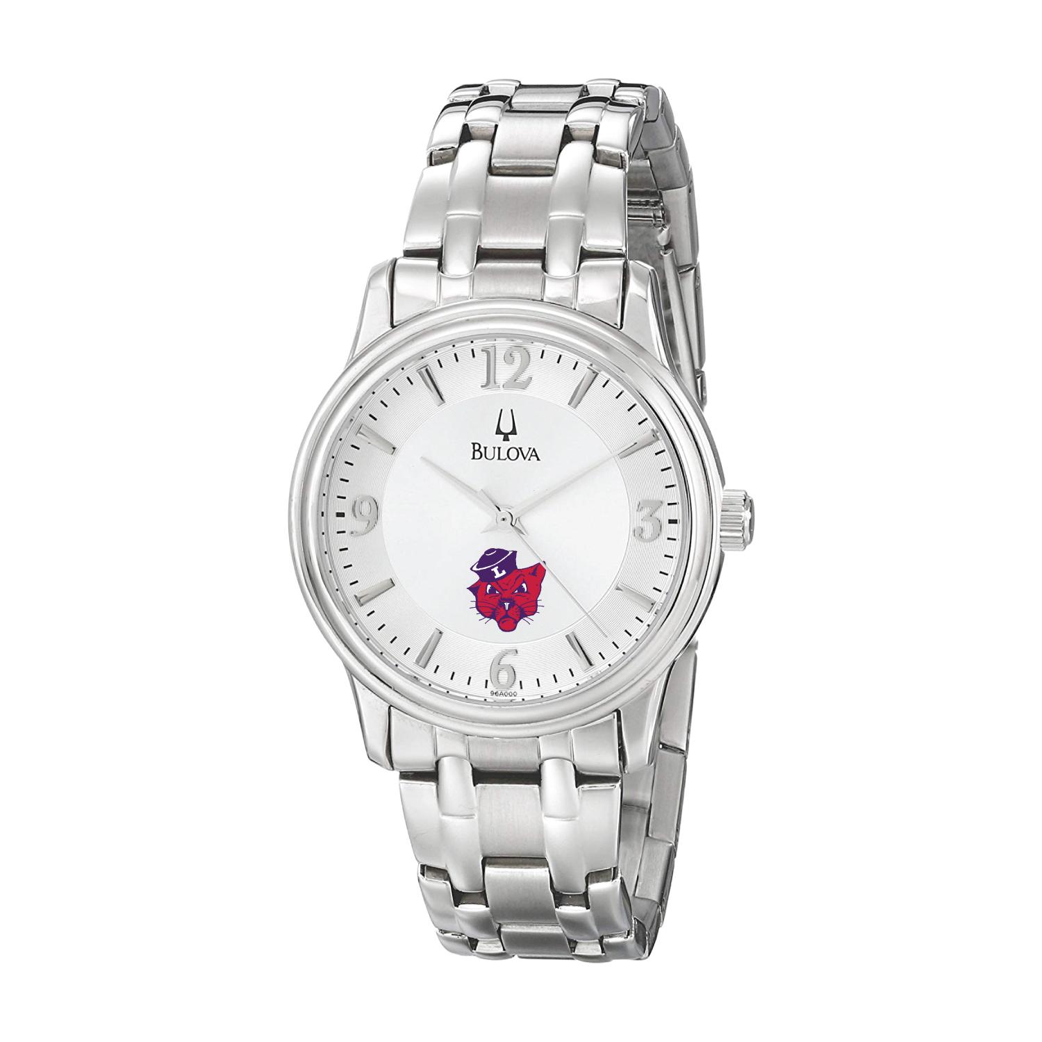 Men’s Bulova Silver Linfield Wildcats Men’s Bulova Silver Linfield Wildcats