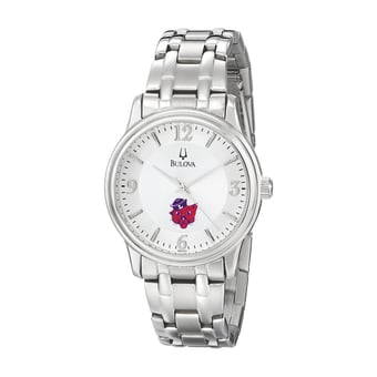 Men's Bulova  Silver Linfield Wildcats