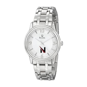 Men's Bulova  Silver Northwestern Ohio Racers