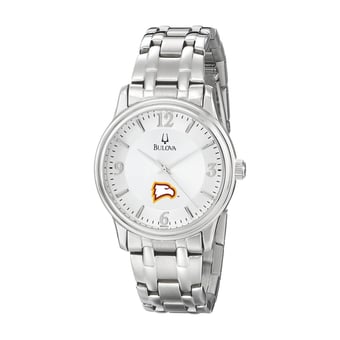 Men's Bulova  Silver Winthrop Eagles