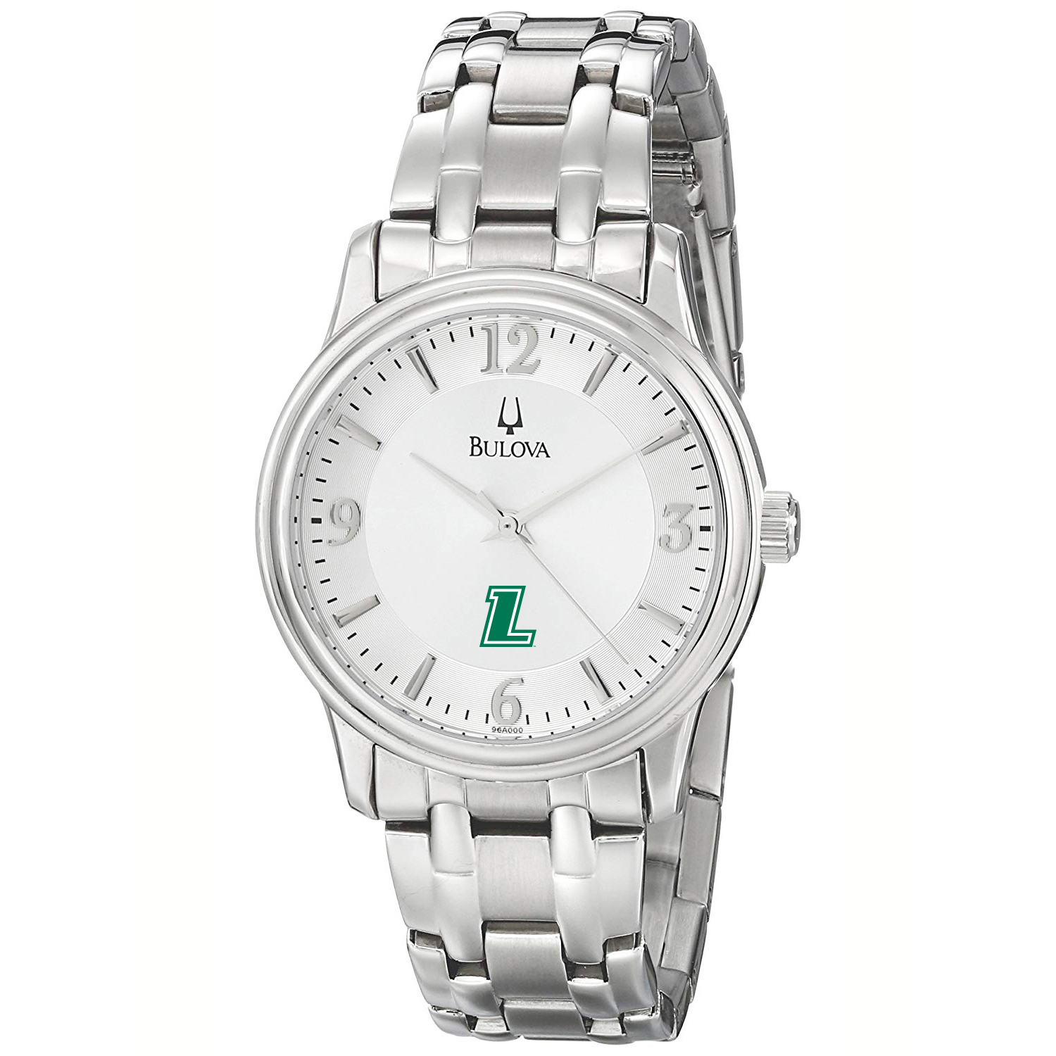 Men's Bulova  Silver Loyola Greyhounds