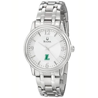 Men's Bulova  Silver Loyola Greyhounds