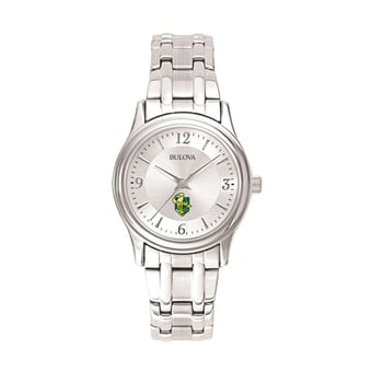 Women's Bulova Silver Clarkson Golden Knights Stainless Steel Quartz Watch
