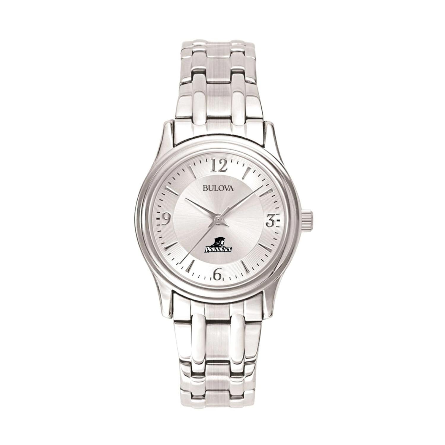 Women's Bulova Silver Providence Friars Stainless Steel Quartz Watch