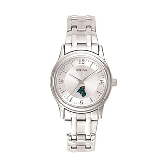 Women's Bulova Silver Coastal Carolina Chanticleers Stainless Steel Quartz Watch