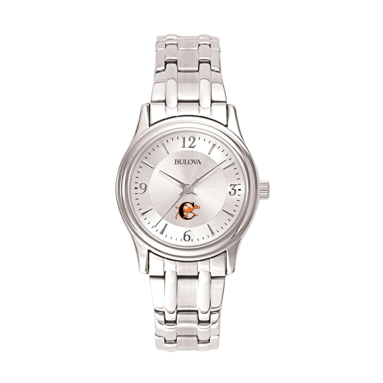 Women's Bulova Silver Campbell Fighting Camels Stainless Steel Quartz Watch