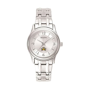 Women's Bulova Silver Northern Kentucky University Norse Stainless Steel Quartz Watch