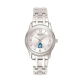 Women's Bulova Silver Andrews University Cardinals Stainless Steel Quartz Watch