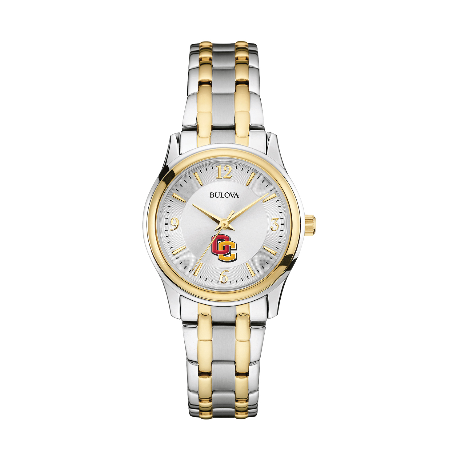 Women's Bulova Silver/Gold Oberlin Yeomen Classic Two-Tone Round Watch