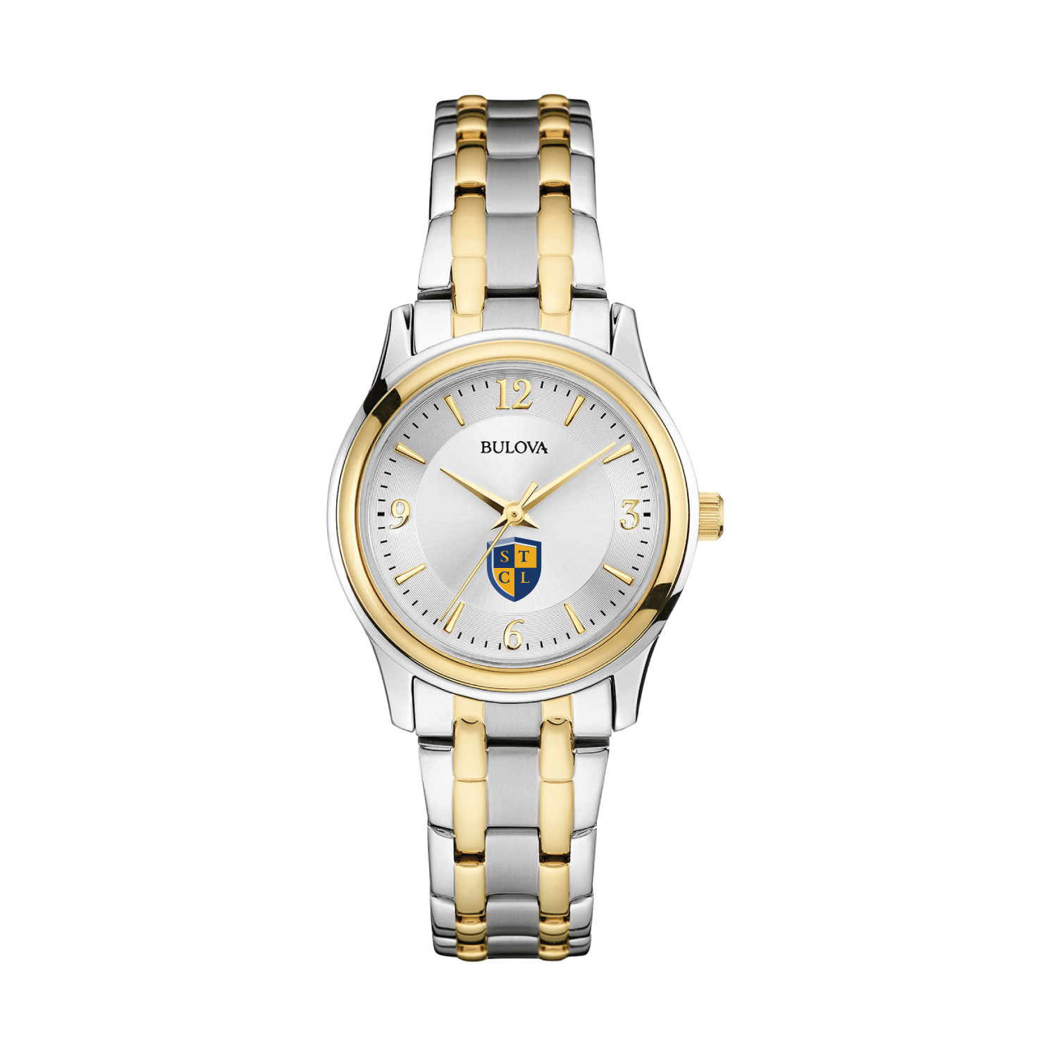 Women's Bulova Silver/Gold South Texas College of Law Classic Two-Tone Round Watch