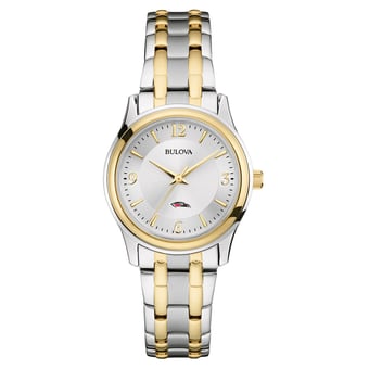 Women's Bulova Silver/Gold Southern Oregon Raiders Classic Two-Tone Round Watch