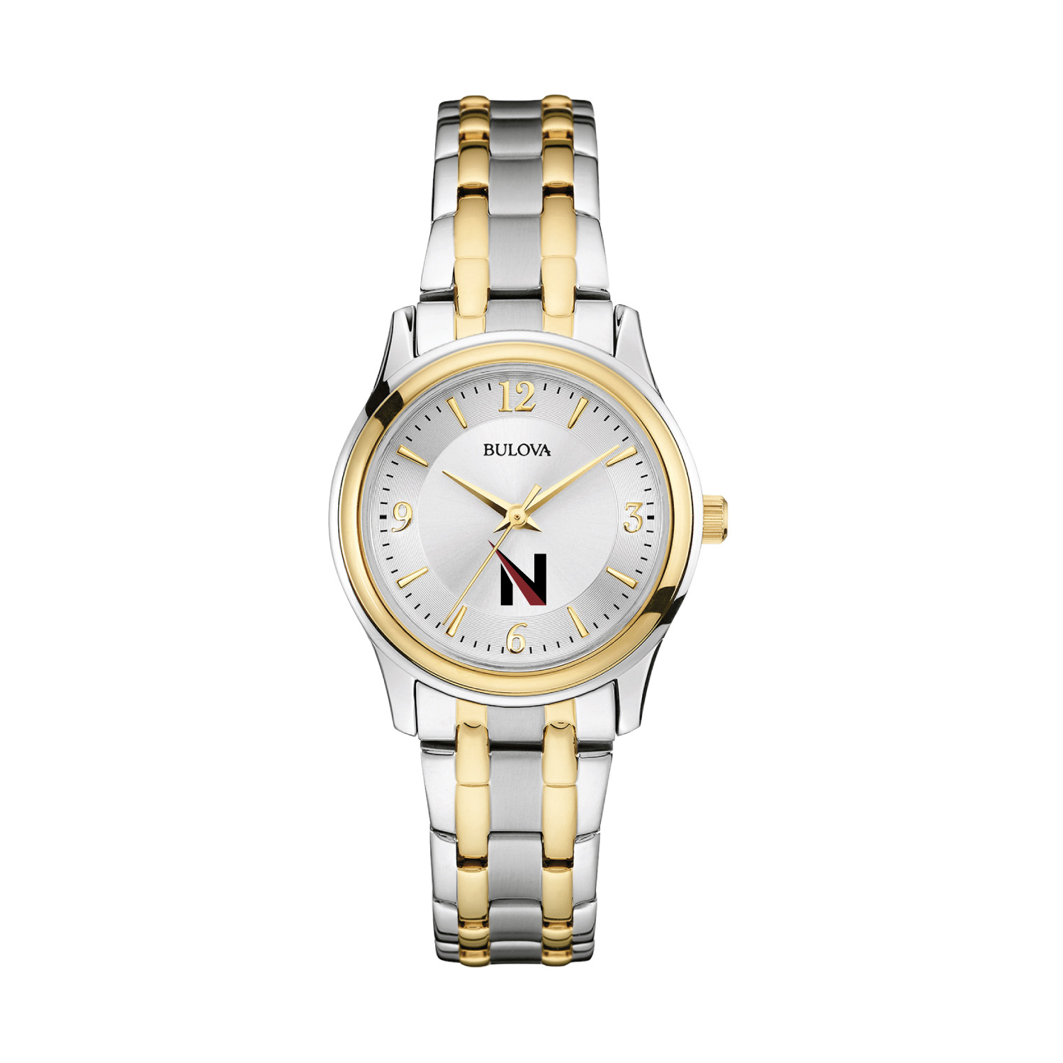 Women's Bulova Silver/Gold Northwestern Ohio Racers Classic Two-Tone Round Watch