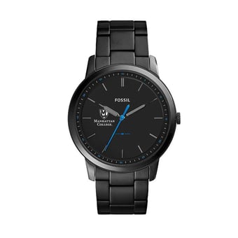 Fossil Black Manhattan Jaspers The Minimalist Slim Stainless Steel Watch