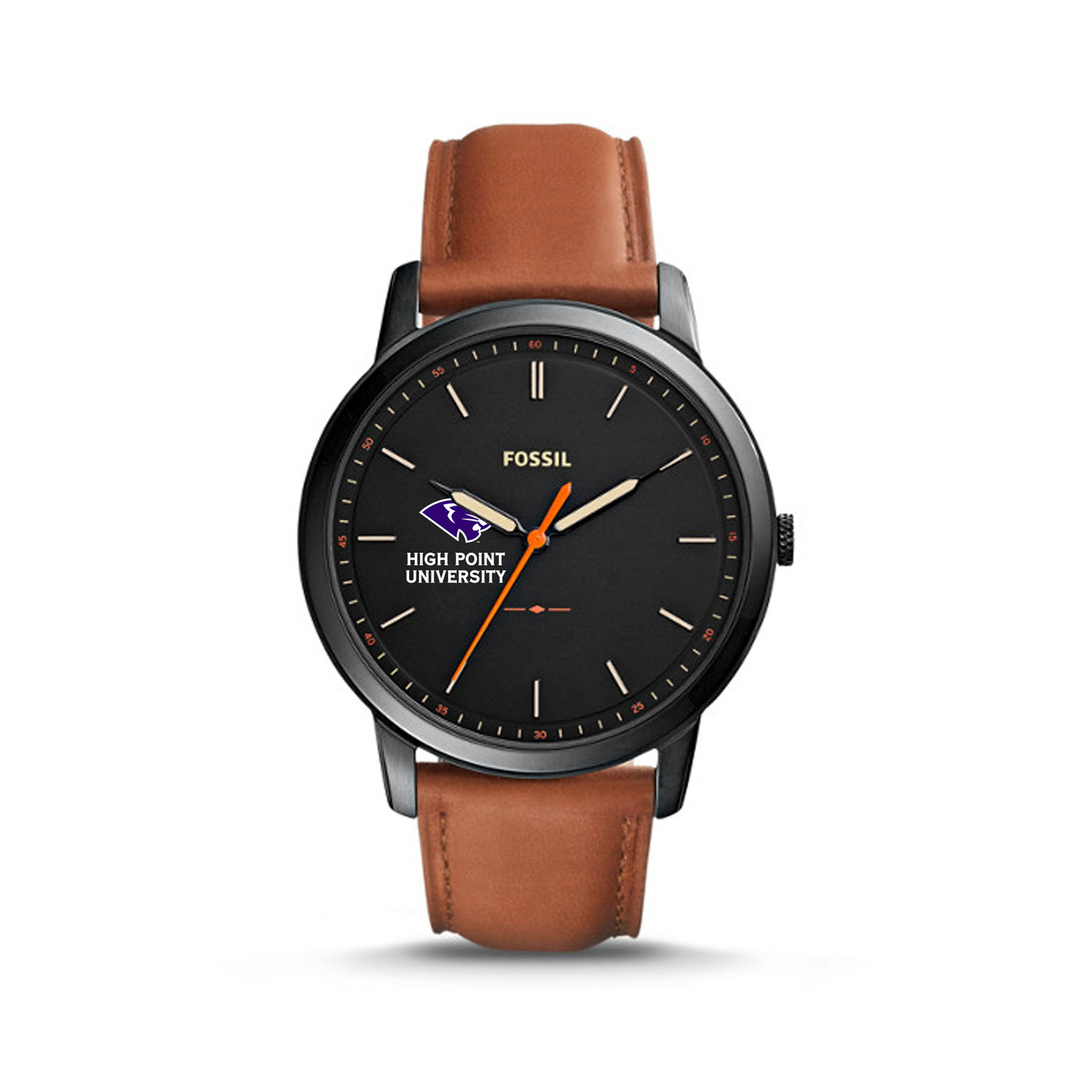 Fossil High Point Panthers The Minimalist Slim Light Brown Leather Watch
