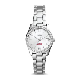 Women's Fossil Silver Loyola Marymount Lions Scarlette Mini Three-Hand Date Watch