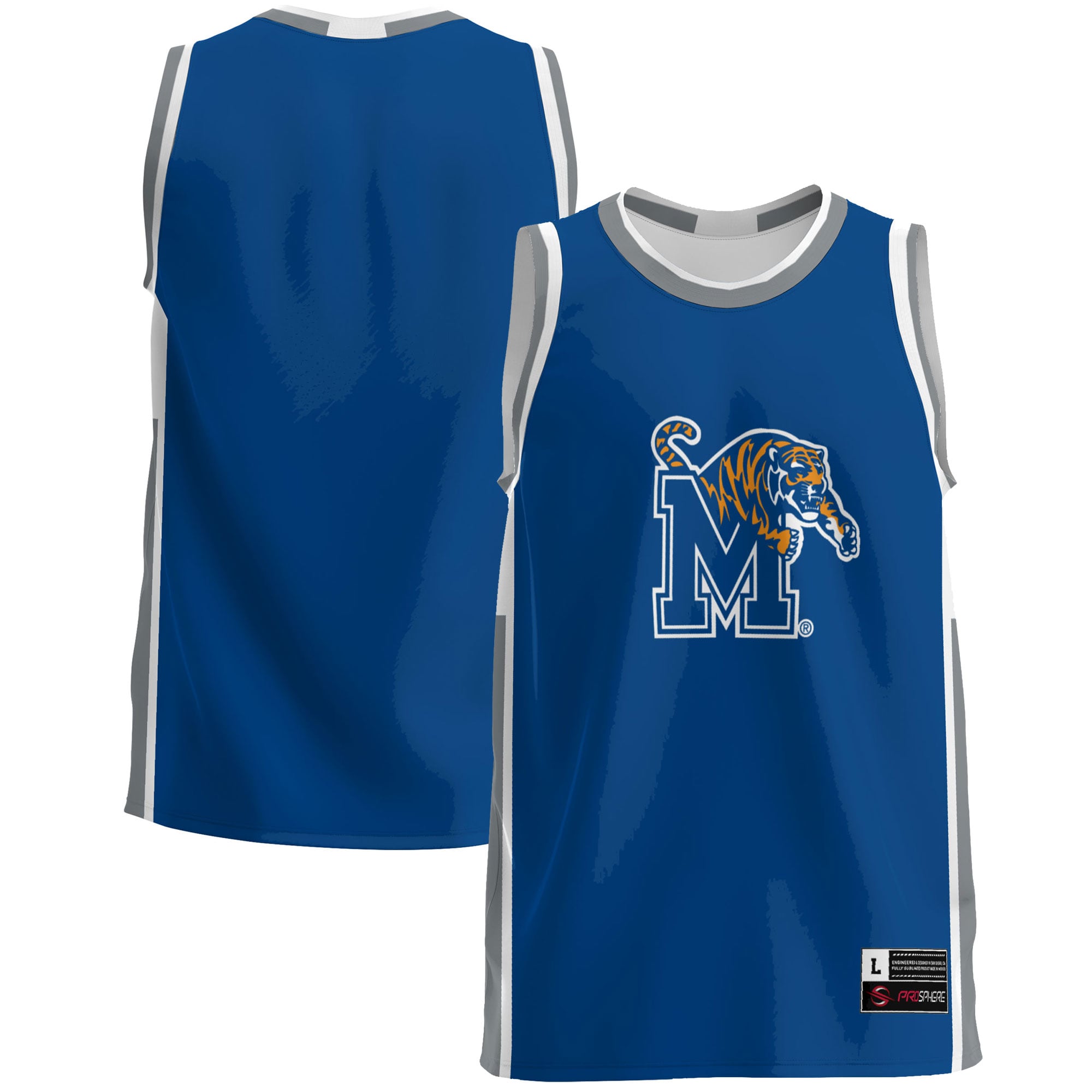 Men's GameDay Greats  Blue Memphis Tigers  Lightweight Basketball Jersey