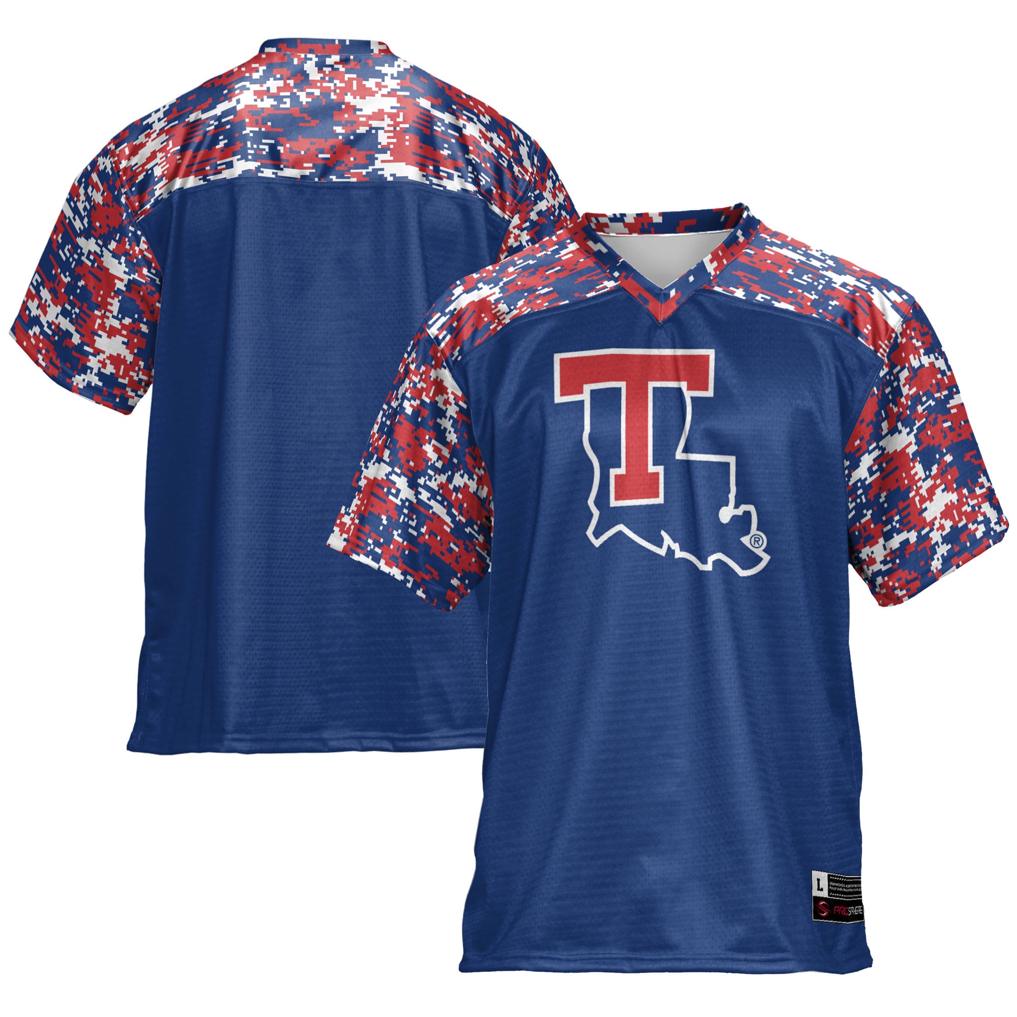 Men's GameDay Greats Blue Louisiana Tech Bulldogs Football Jersey