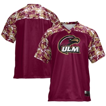 Men's GameDay Greats Maroon ULM Warhawks Football Jersey