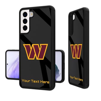 Washington Commanders Personalized Tilt Design Galaxy Bump Case