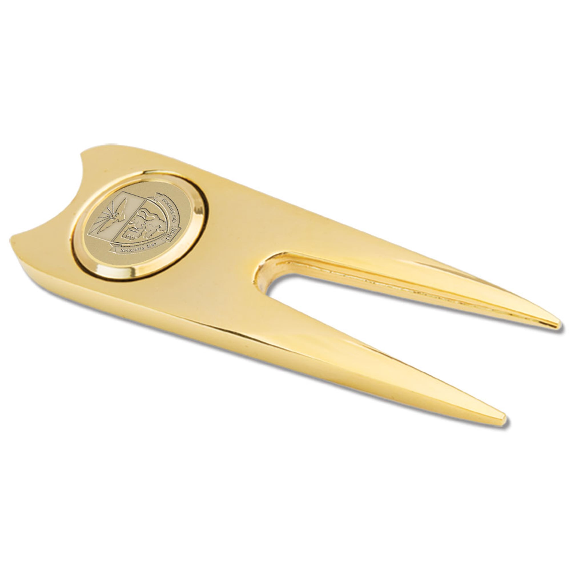 Gold Duquesne Dukes Golf Divot Repair Tool