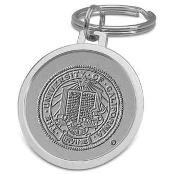 Silver UC Irvine Anteaters Team Logo Split-Wire Key Ring