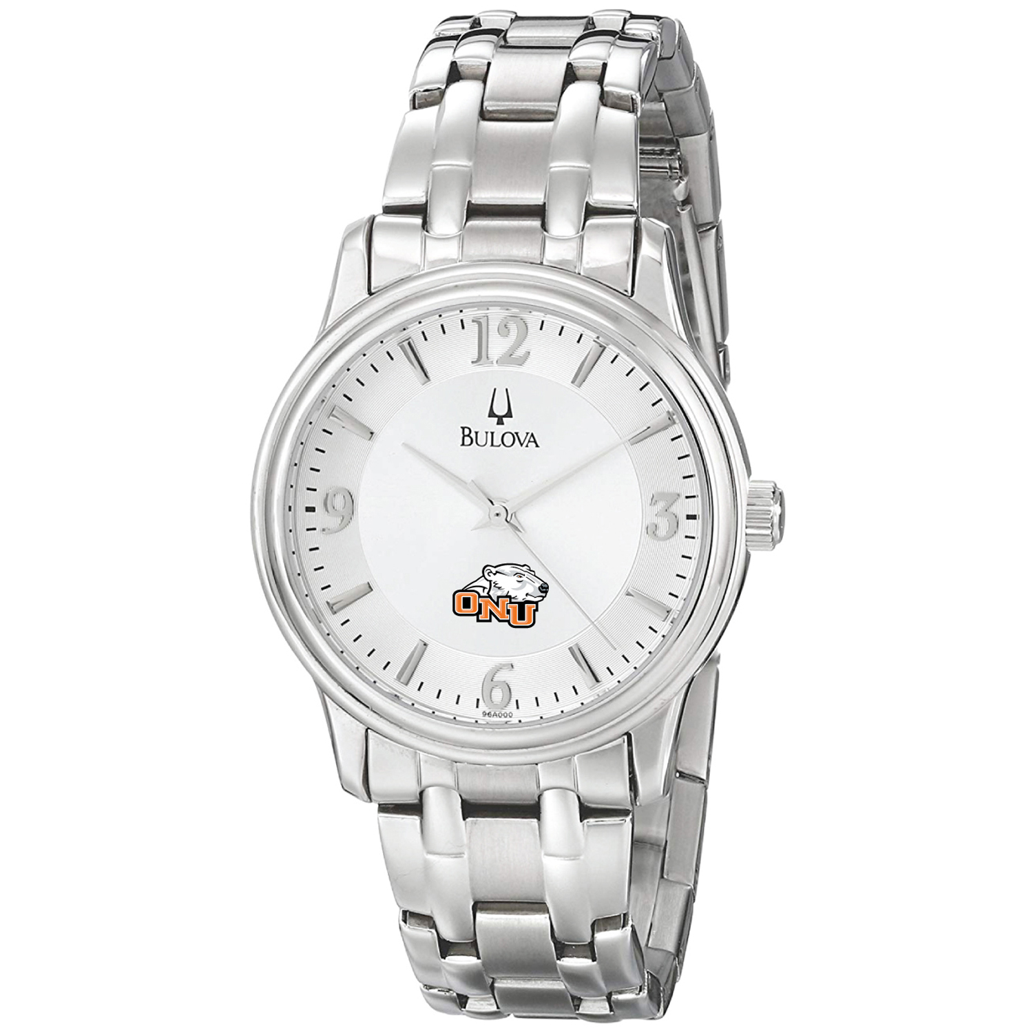 Men's Bulova  Silver Ohio Northern Polar Bears