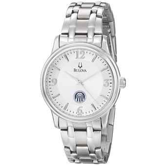 Men's Bulova  Silver Longwood Lancers
