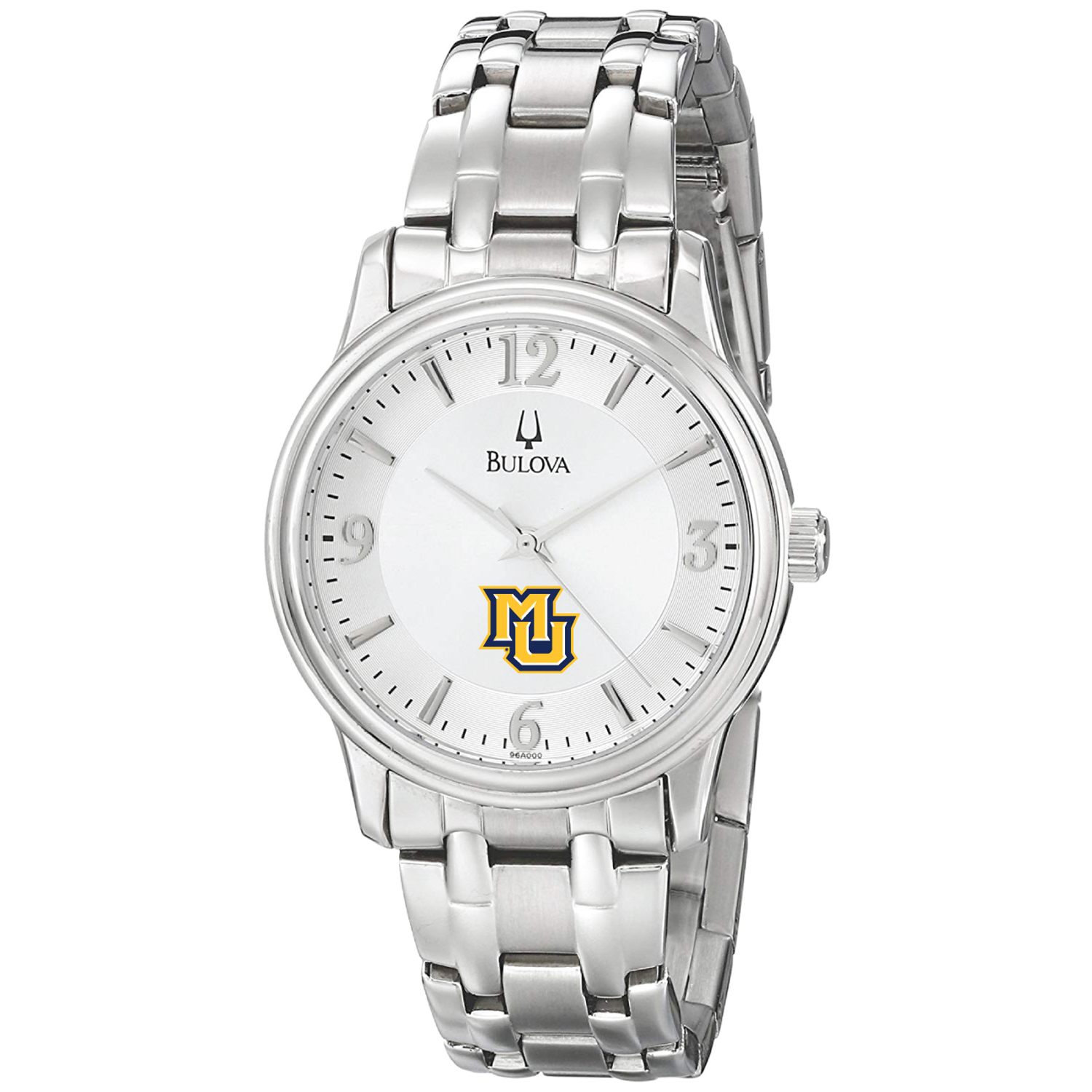Men's Bulova  Silver Marquette Golden Eagles