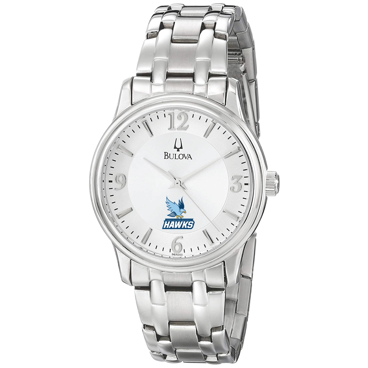 Men's Bulova  Silver Roger Williams University