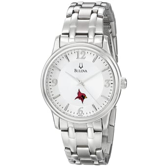 Men's Bulova  Silver St. John Fisher Cardinals