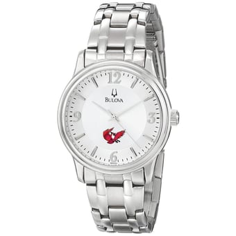 Men's Bulova  Silver Keene State Owls