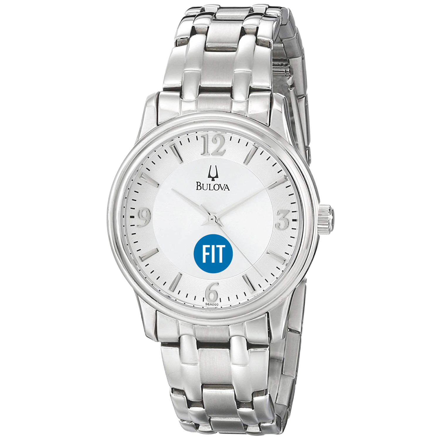 Men's Bulova  Silver SUNY Fashion Institute of Technology Tigers