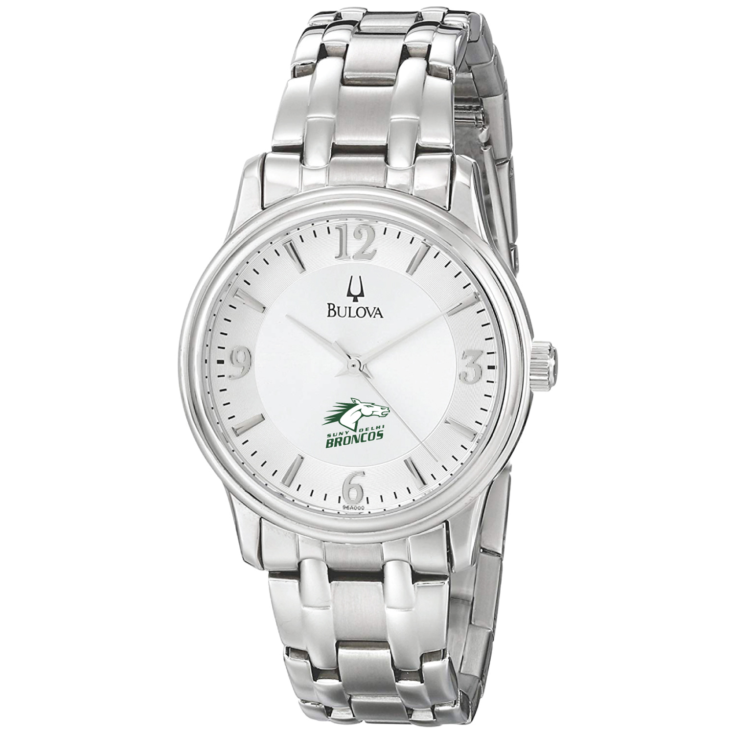 Men's Bulova  Silver SUNY Delhi Broncos