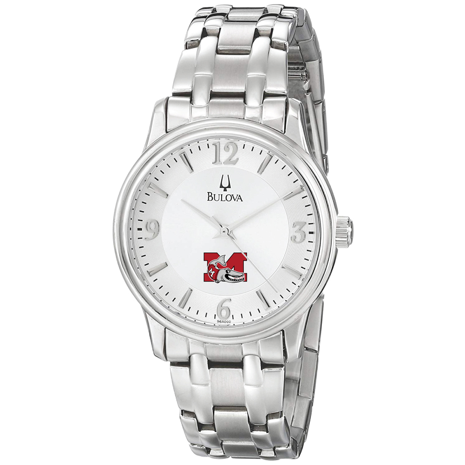 Men's Bulova  Silver Muskingum Muskies