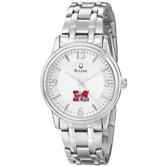 Men's Bulova  Silver Muskingum Muskies