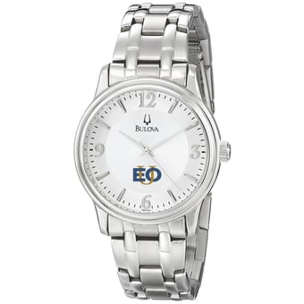 Men's Bulova  Silver Eastern Oregon Mountaineers