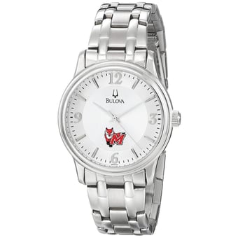 Men's Bulova  Silver Marist Red Foxes