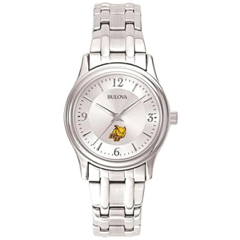 Women's Bulova Silver Rowan Profs Stainless Steel Quartz Watch