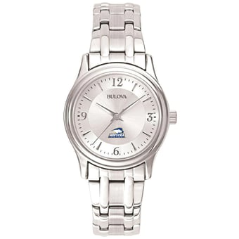 Women's Bulova Silver Hofstra University Pride Stainless Steel Quartz Watch