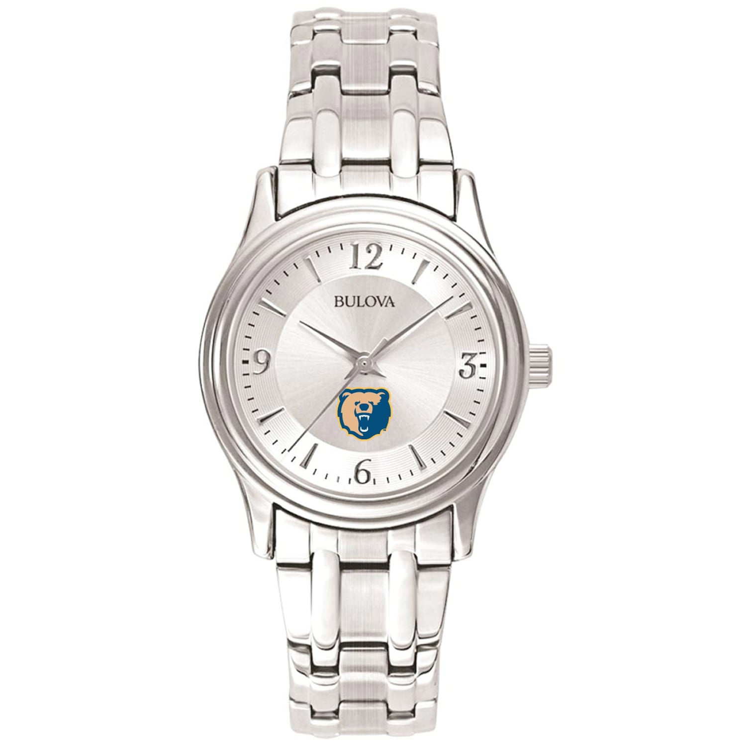Women's Bulova Silver Morgan State Bears Stainless Steel Quartz Watch